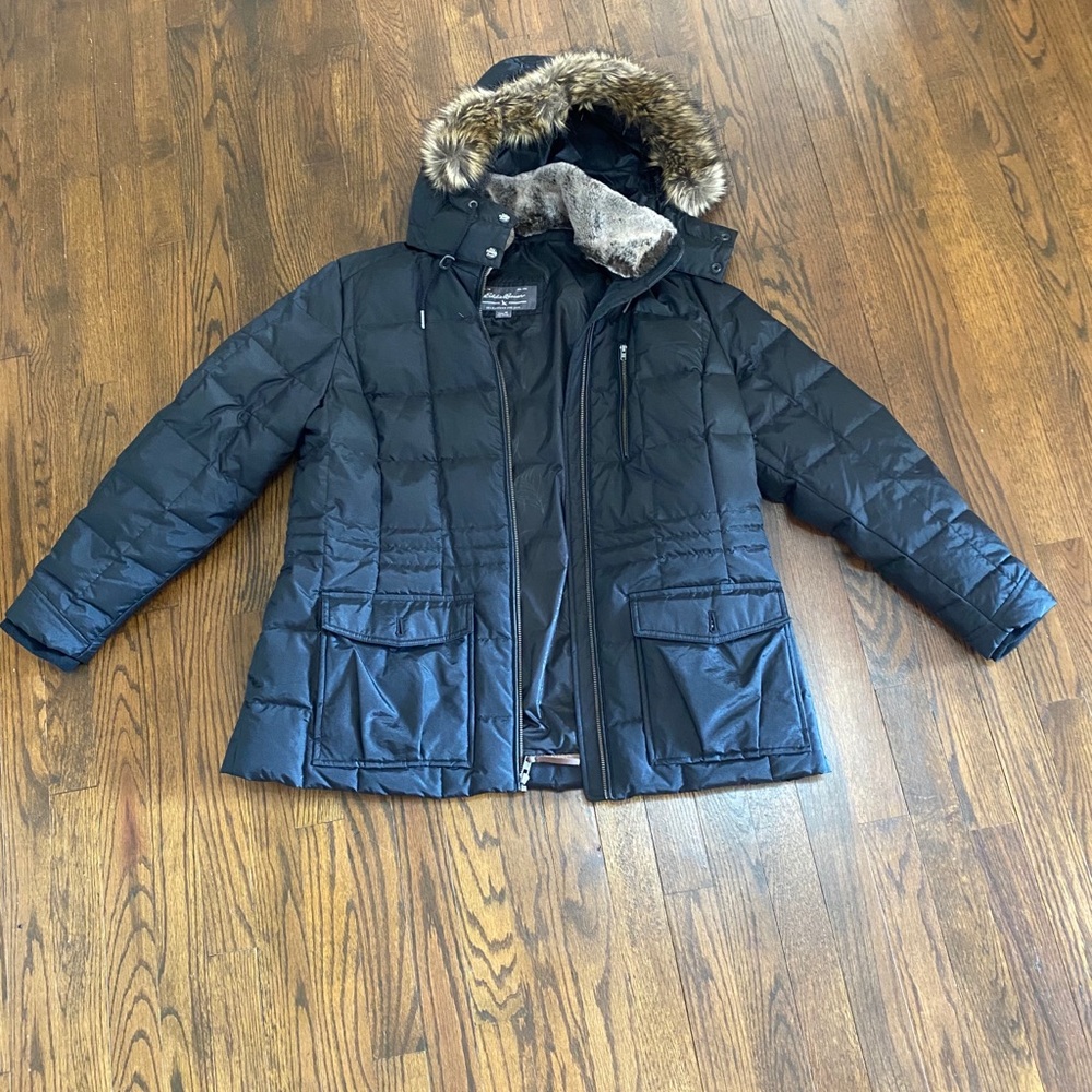 Xl Black Eddie Bauer Puffer Ski Jacket Gem